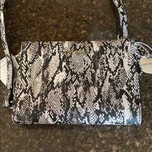 Steve Madden Snakeskin Cross Body Purse Wallet